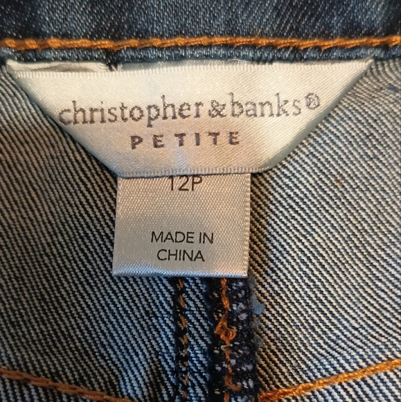 Christopher&banks denim skirt - Picture 2 of 6